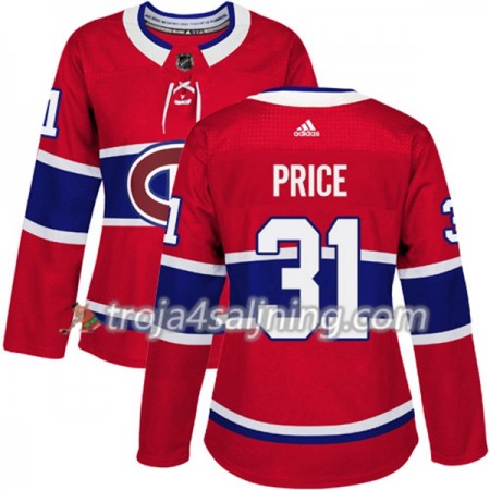 Montreal Canadiens tröja Carey Price 31 Röd 2017-2018 Adidas Authentic - Dame NHL Tröjor Montreal Canadiens tröja Carey Price 31 Röd 2017-2018 Adidas Authentic - Dame NHL Tröjor